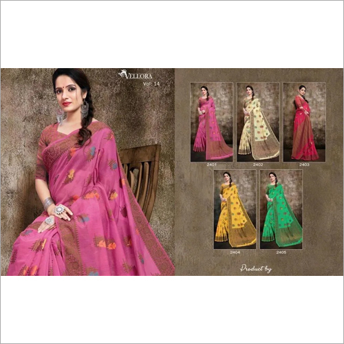 5 Colors Silk Saree