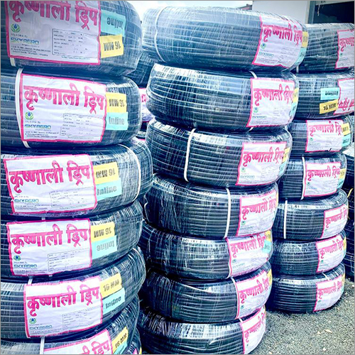 Drip Pipe - Plastic Material, 0.5mm Thickness | Black Color, Additional Sizes Available 0.6mm To 0.9mm