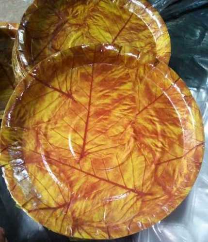 Designer Paper Round Plate Raw Material