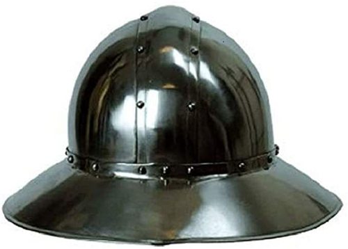 B07s6ktzz6 New Black Medieval Kettle Hat Helmet