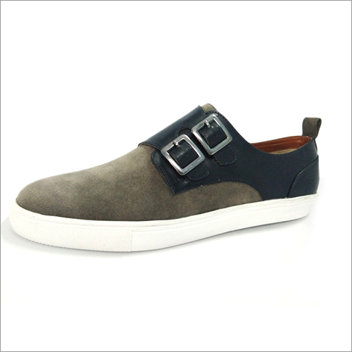 Skinner Monk Slip On Shoes - Grey-blue, Size 6-11 | Breathable, Washable, Low Heel