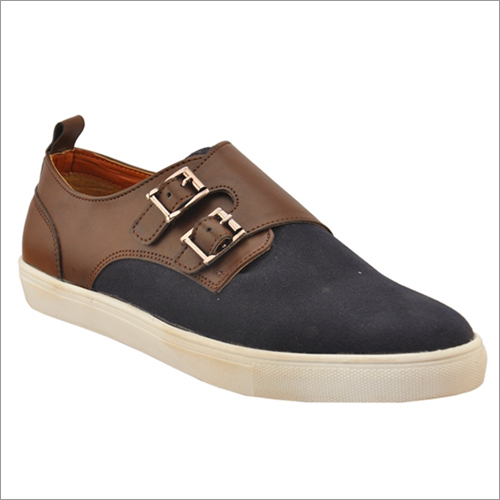 Skinner Monk Slip On Shoes - Grey-blue, Size 6-11 | Breathable, Washable, Low Heel