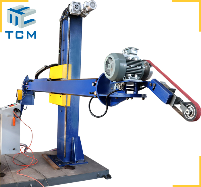 2 In 1 Automatic Polishing Machine For Steel Cylinder And Tank Cap Surface Grinding Buffing Air Pressure: 0.8 Mpa