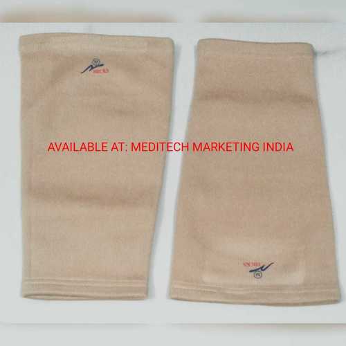Hicks Knee Cap - Hypoallergenic Fabric, Sizes S-M-L-XL, Cream Color | Uniform Compression, 4-Way Stretch, Highly Absorbent, Multipurpose Use