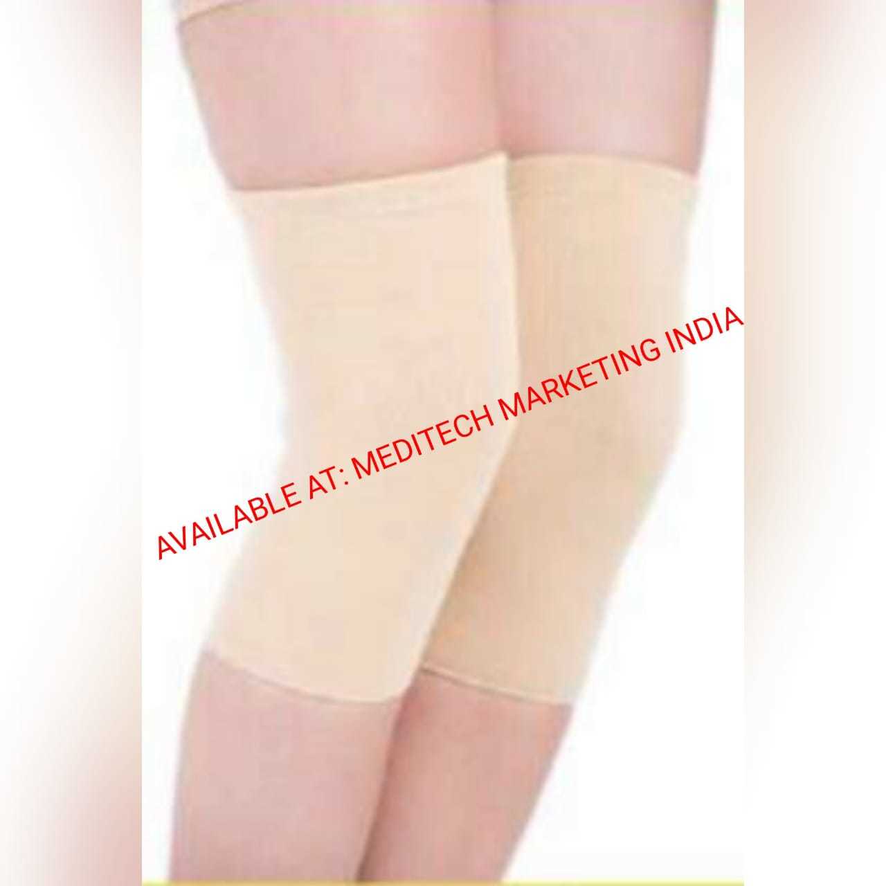 Hicks Knee Cap - Hypoallergenic Fabric, Sizes S-m-l-xl, Cream Color | Uniform Compression, 4-way Stretch, Highly Absorbent, Multipurpose Use