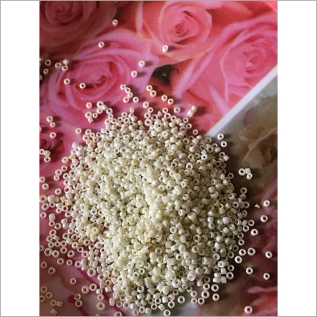 Opaque White Round Glass Seed Beads - Glass Material, Sizes 6/0-14/0, Round Shape, Polished Finish | Ideal for Embroidery, Textile, Garments