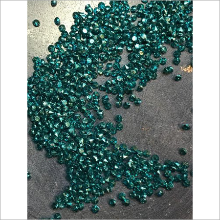 Diamond Glass Seed Beads - Glass Material, Sizes 6/0-14/0, Green Color, Polished Finish | Ideal for Embroidery Work, Textile, and Garments