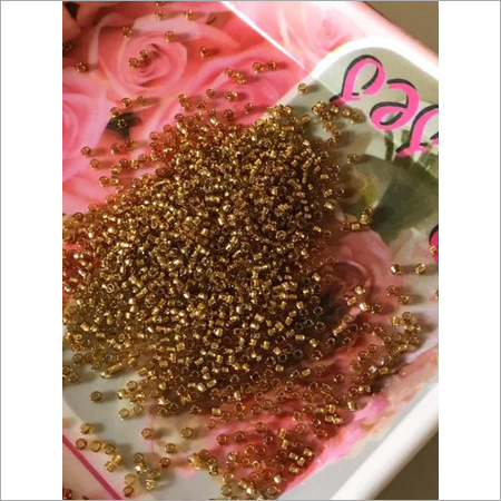 गोल्डन इनसाइड राउंड ग्लास सीड बीड्स उत्पत्ति का स्थान: सूरत