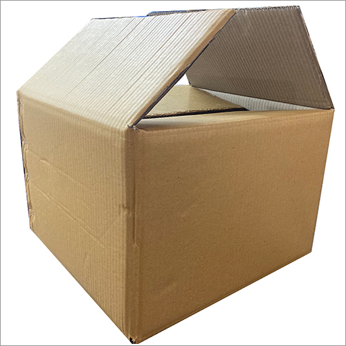 Plain Packing Box - Kraft Paper, Rectangular Shape | Puncture Resistant, Shock Proof, High Weight Capacity, Durable Design