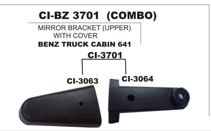 Mirror Bracket Upper With Cover M Benz Vehicle Type: 4 Wheeler