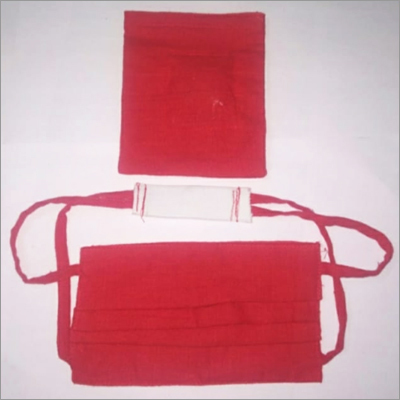 Elastic Dori Khadi Mask With Neem Pouch
