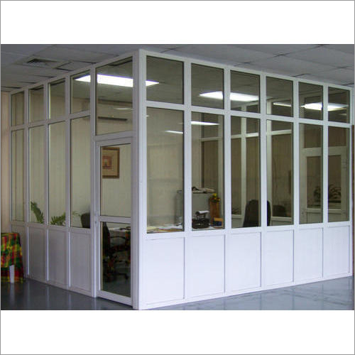 Aluminium Door Window Partition - Color: White