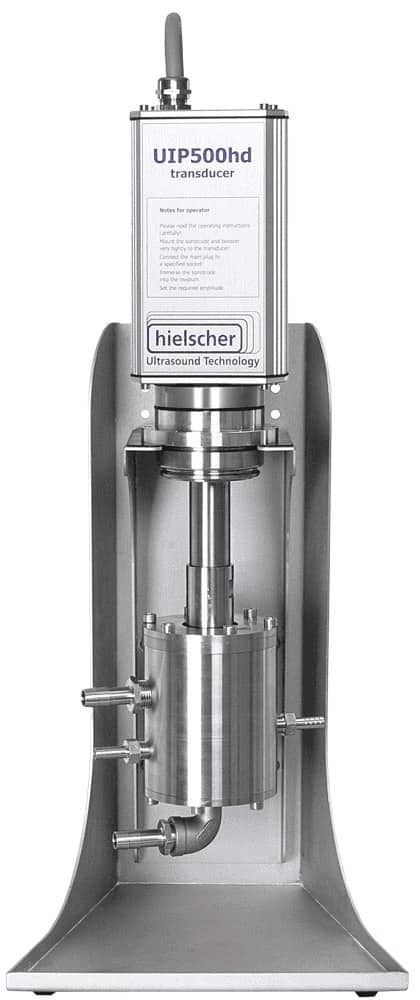 Hielscher Uip2000hdt Industrial Ultrasonic Processor Application: Homogenization