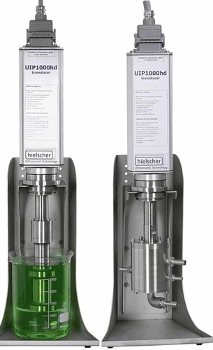 Hielscher Uip1000Hdt Industrial Ultrasonic Processor Application: Emulsification