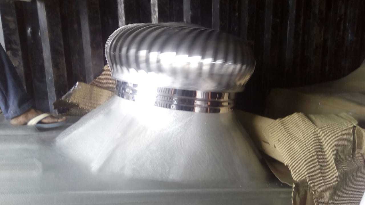 Turbo Ventilator - Aluminum Alloy, 18 To 24 Inches | Round Shape, Efficient Ventilation Solution