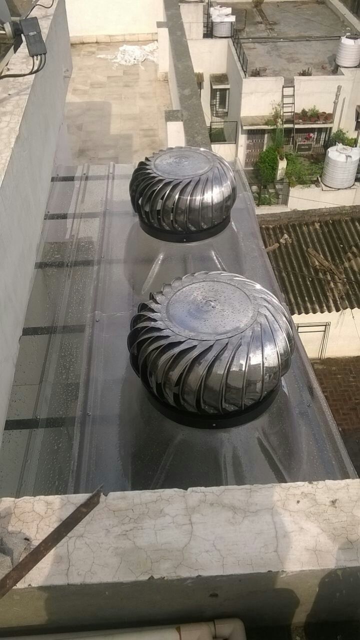 Turbo Ventilator - Aluminum Alloy, 18 To 24 Inches | Round Shape, Efficient Ventilation Solution