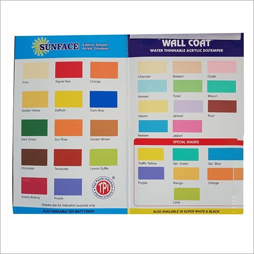 Wall Coat Water Thinnable Distemper
