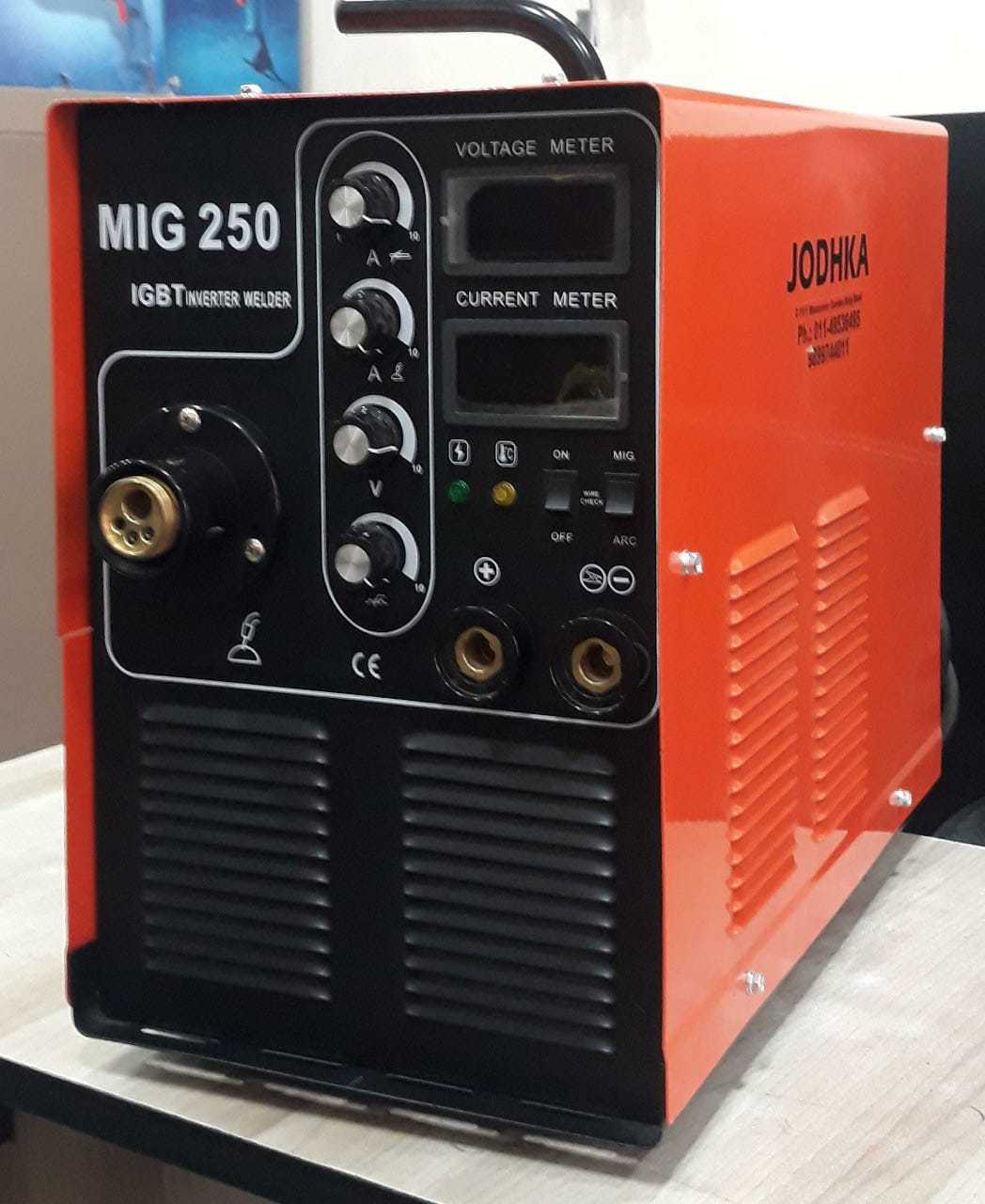 250 Amp Mig Welding Machine Frequency: 50/60 Hertz (Hz)