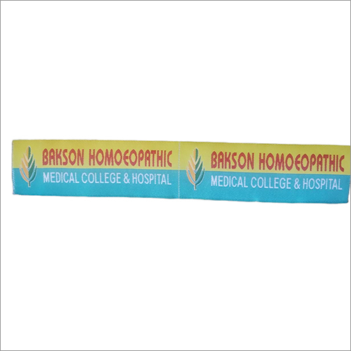 Hospital Uniforms Labels - Cloth Material, Rectangle Shape, Multicolor, Available in Various Thicknesses | Designed for Garment & Textile Industries