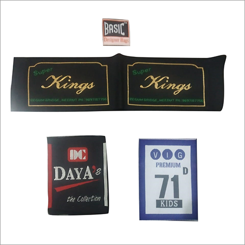 Damask Garments Labels - Customizable Cloth Labels in Various Thicknesses | Multi-Color for Garment and Textile Industries