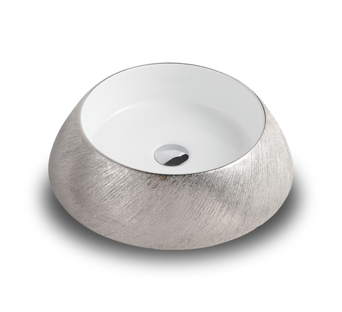 Decorative Round Shape Silver Table Top