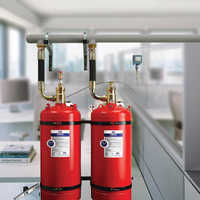 Kitchen Hood Fire Suppression System - Color: Red