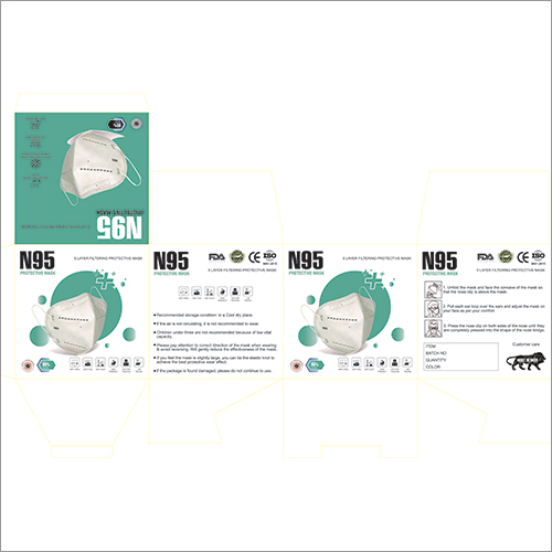 Cotton Mask Packaging Box - Biodegradable Material, Variable Dimensions, Orange | Lightweight, Waterproof, Moisture-proof, Shrink-free, Reliable Closure, Smooth Edges