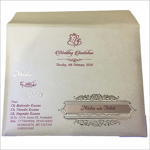 Customized Wedding Card Printing Service