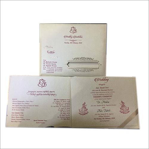 Customized Wedding Card Printing Service