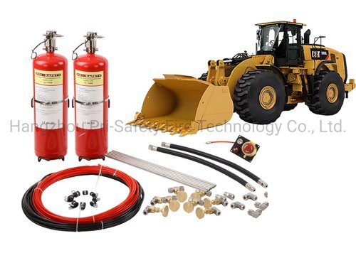 Automatic Fire Detection And Suppression System For Mining Vehicles - Color: Red
