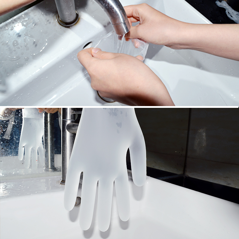 Transparent Disposable Plastic Gloves Elasticity: High Durable