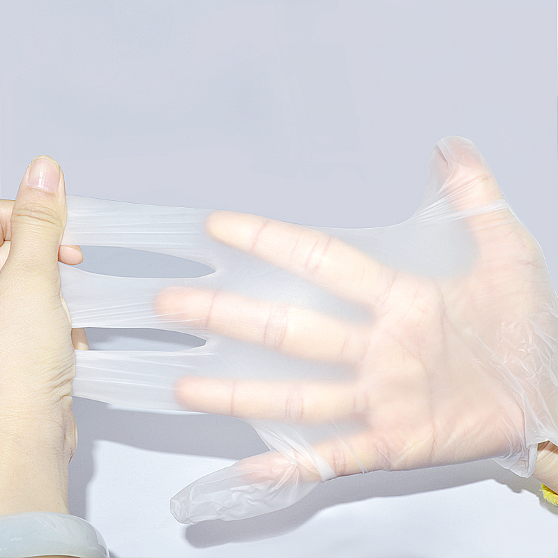 Transparent Disposable Plastic Gloves Elasticity: High Durable