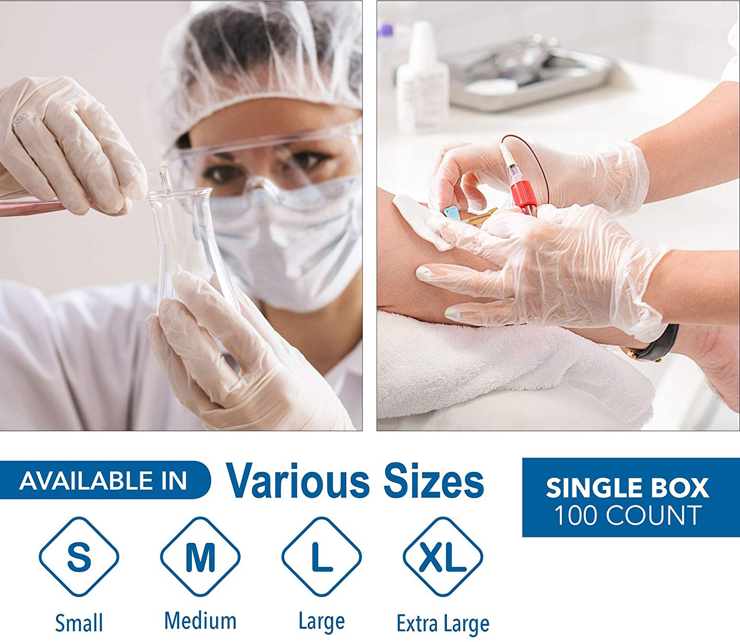 Transparent Disposable Plastic Gloves Elasticity: High Durable