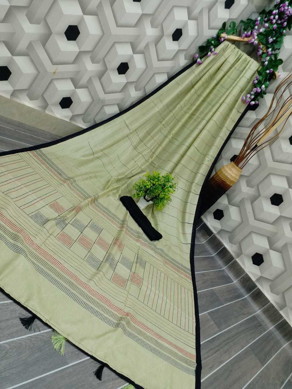 Multicolor Deepa Jute Silk Saree