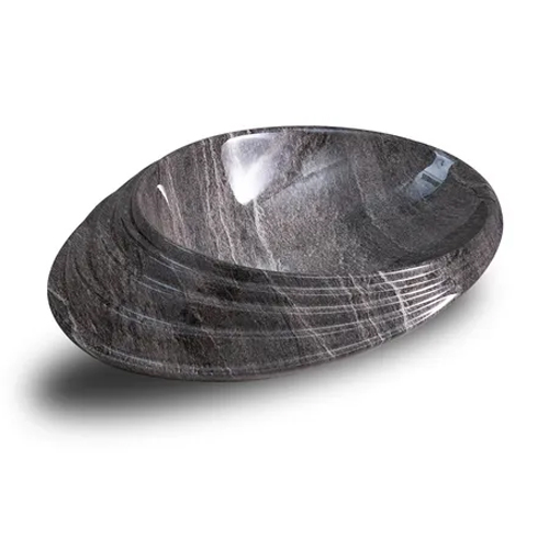Antique Ceramic Table Top - Ceramic, 520x380x150mm | Glossy Surface, Deck Mounted Design, Multi-Colored Finish