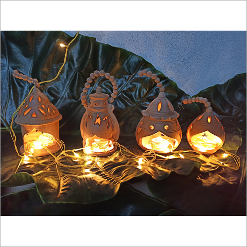 Terracotta Lamp Set