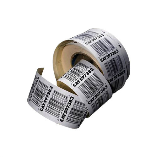 Pre Printed Barcode Label - Synthetic Polyester, 34-45mm Length x 26-40mm Width | Pressure Sensitive Adhesive, Moisture and Heat Resistant