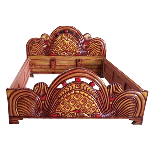 Wood Double Bed Box