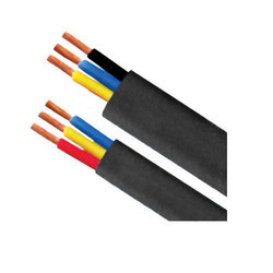 6 Sq Mm Submersible Cable - Copper Material, 6 Sq Mm Size | Blue, Black & White Color, Designed For Pump Power Supply