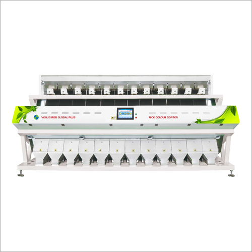 Rice Color Sorter Machine - Stainless Steel, 1000x2000x1500 mm, 5 Tons/Hour, 12 Color Sensors | Adjustable Airflow, High Precision, Automated Process, Durable Design