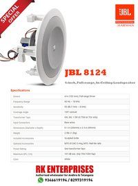 White Jbl 8124