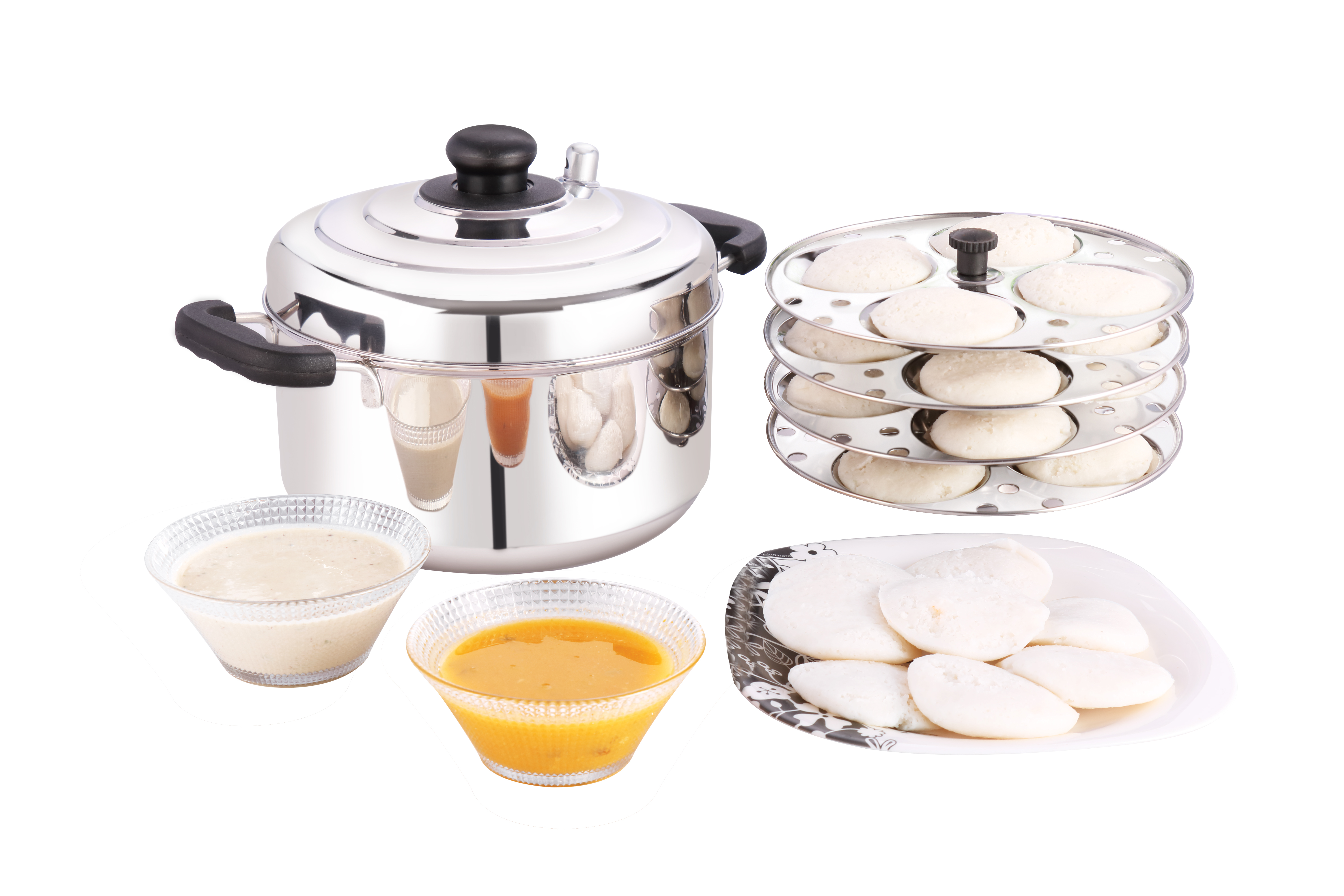 Silver Ss Idly Cooker