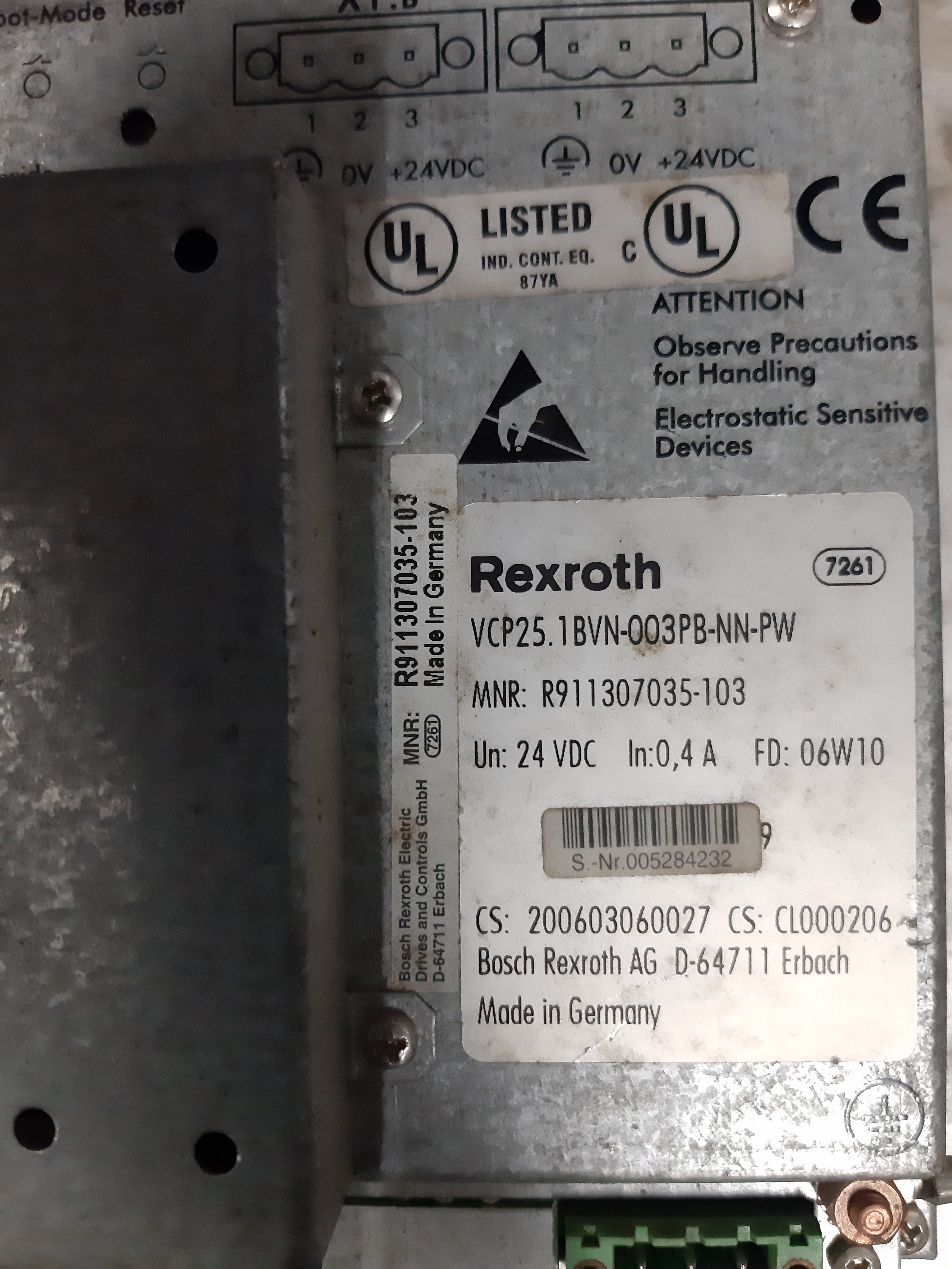 Rexroth Hmi - Aluminum Plastic, 12.1 Inch Tft Lcd, Gray, 1024x768 Resolution, Resistive Touchscreen, Ip65 Front, Ethernet Usb Serial Ports, Overvoltage Protection