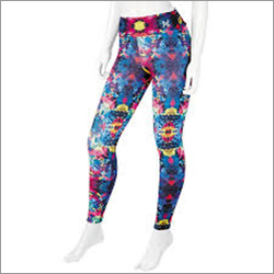 Ladies Printed Leggings - Soft Cotton Blend, High Stretch Fit | Comfortable Wear for Everyday Activities