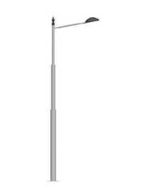 Swaged Pole - Color: Grey