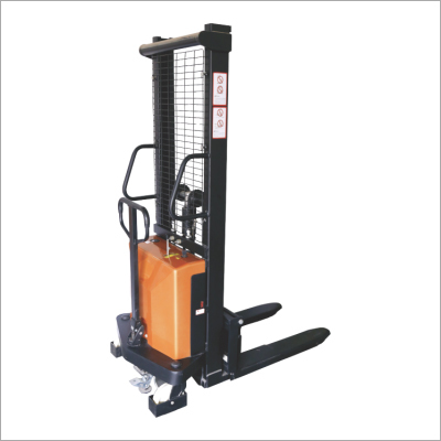 Semi-electric Stacker - Steel, 1150mm Fork Length, 1000kg Load Capacity, 1600mm Lifting Height | Lead-acid Battery, 0.75kw Motor Power