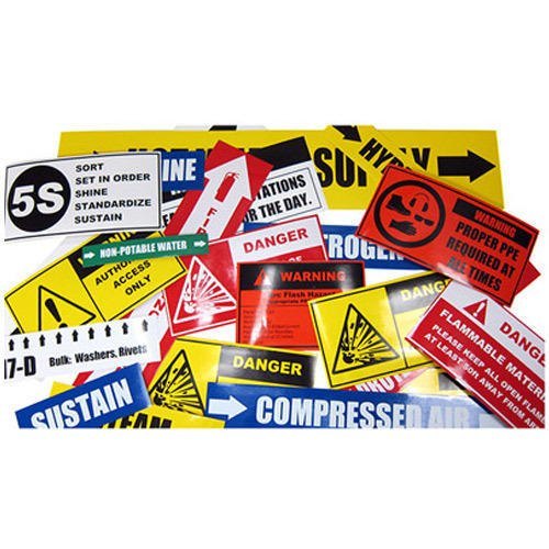 Industrial Labels - Customizable Shapes, Color As Required | Tailored Style For Versatile Applications