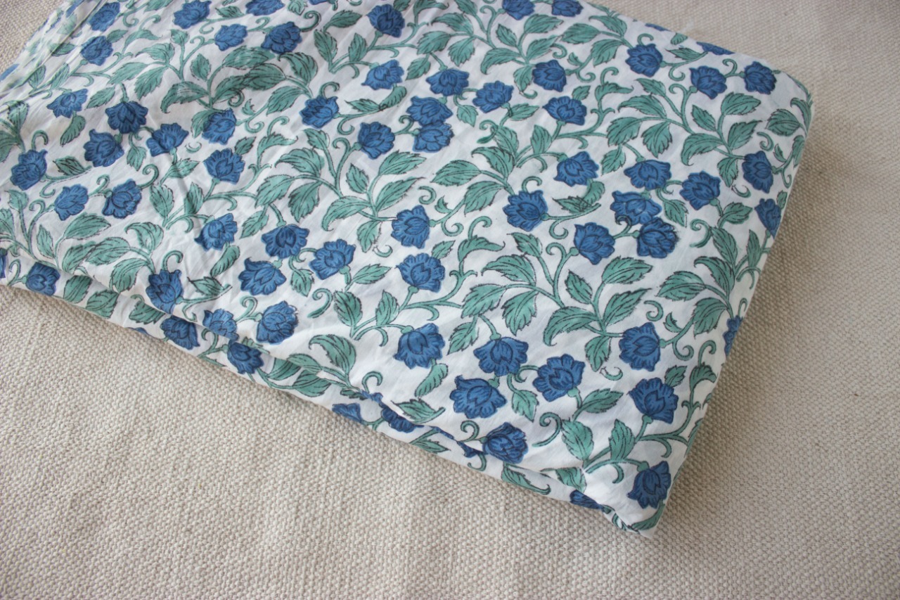 100%cotton Hand Block Printed Fabric