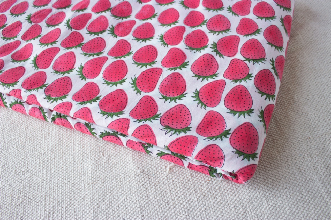 100%cotton Hand Block Printed Fabric