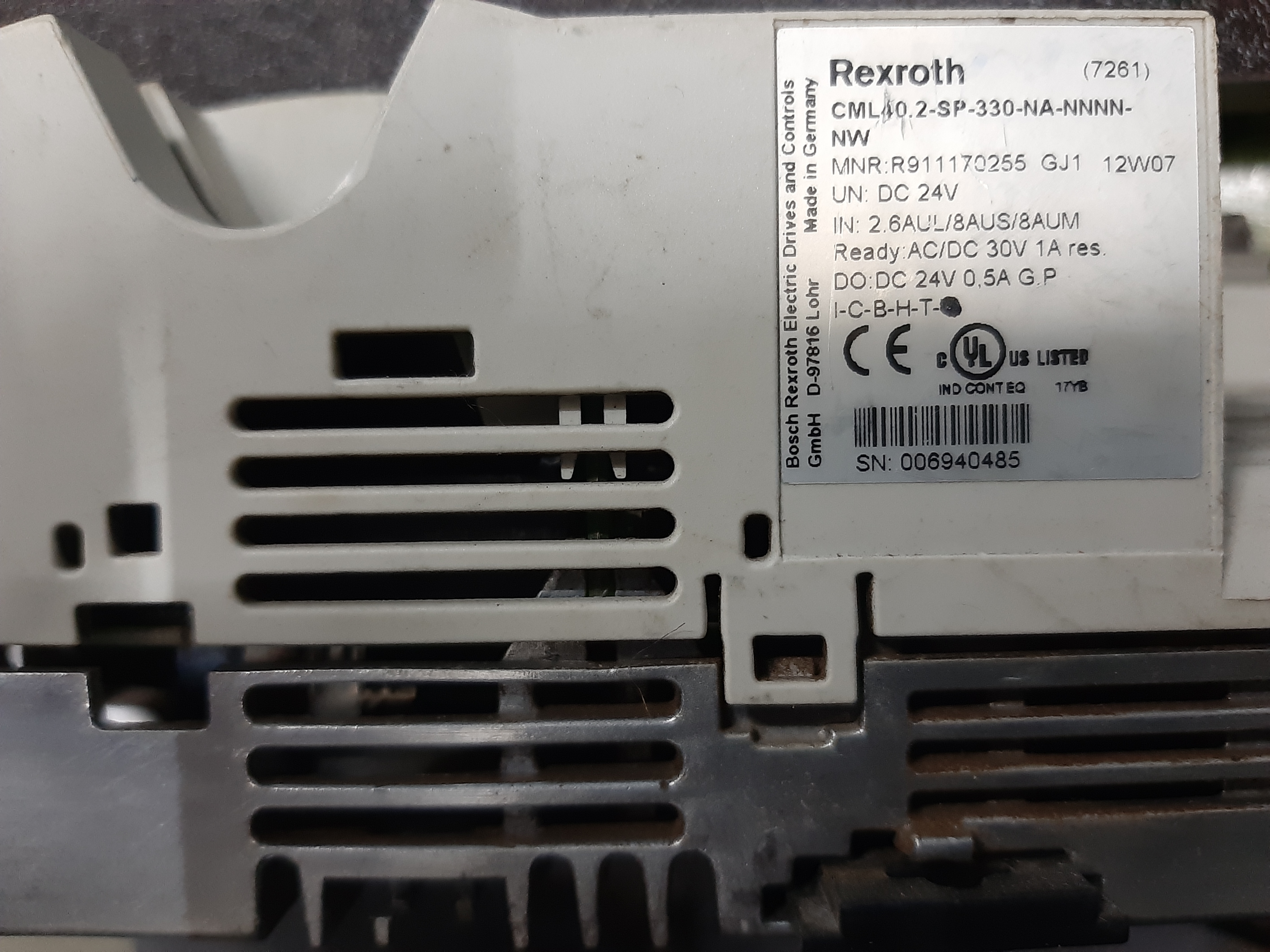 Rexroth Indracontrol L40 Cpu